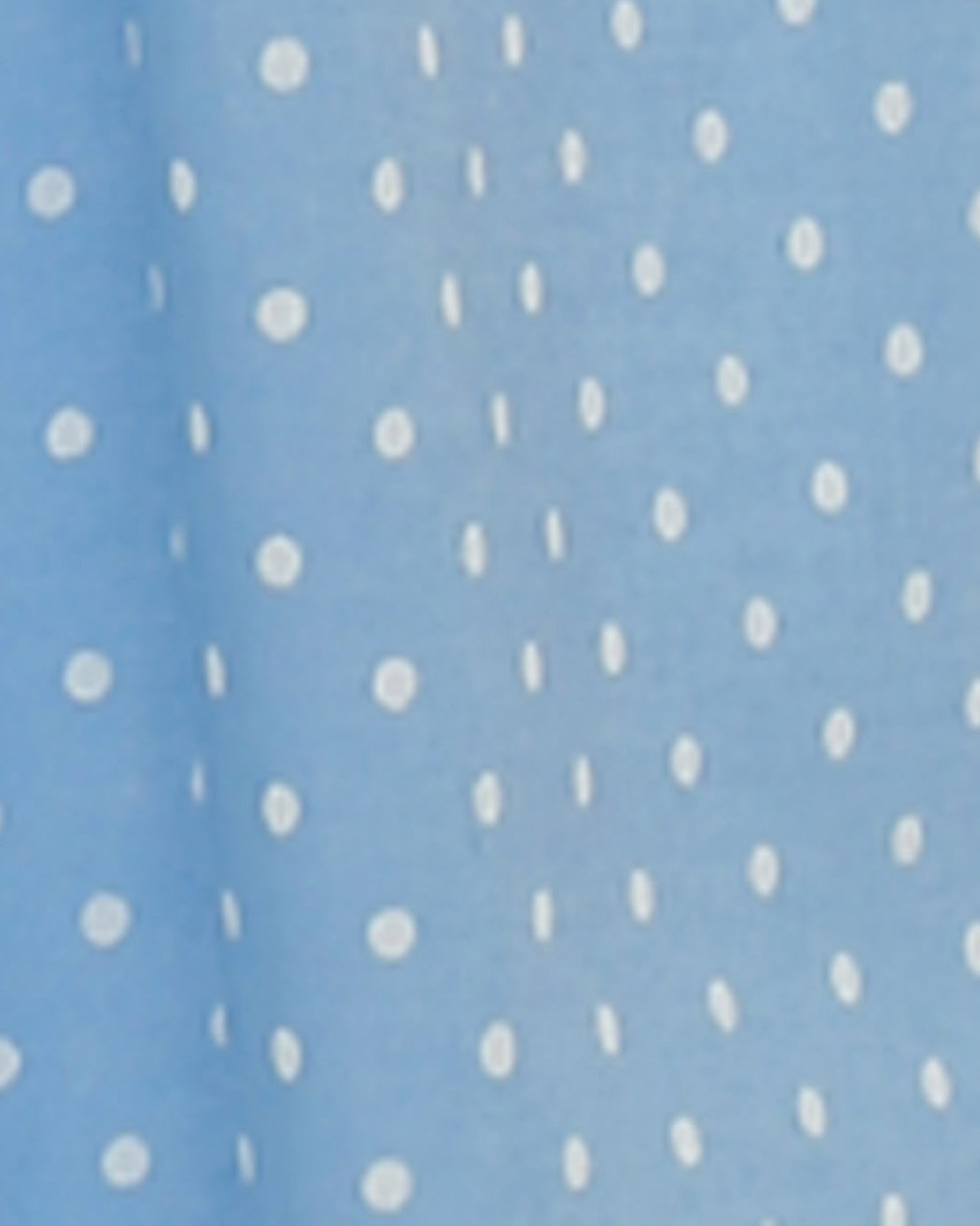 Mädchenbluse Blau Gefalteter Kragen