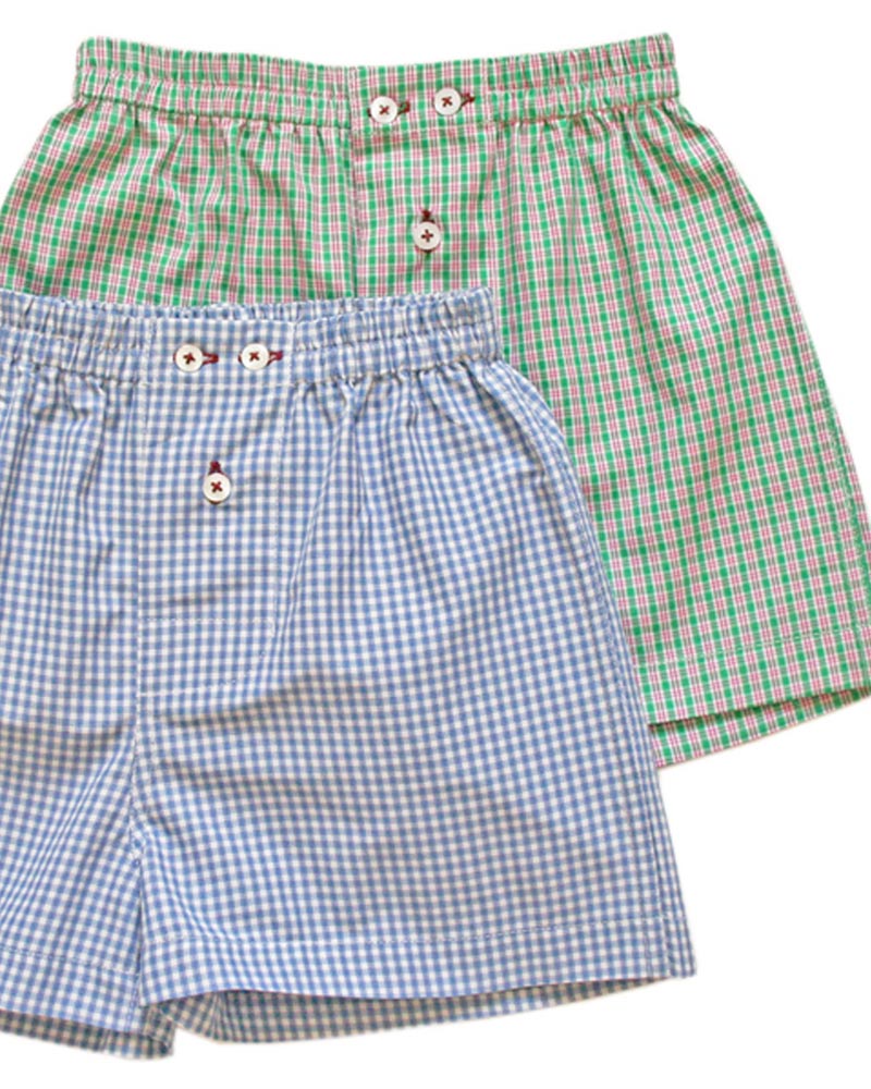 Jungen Boxershorts 2er-Set kariert