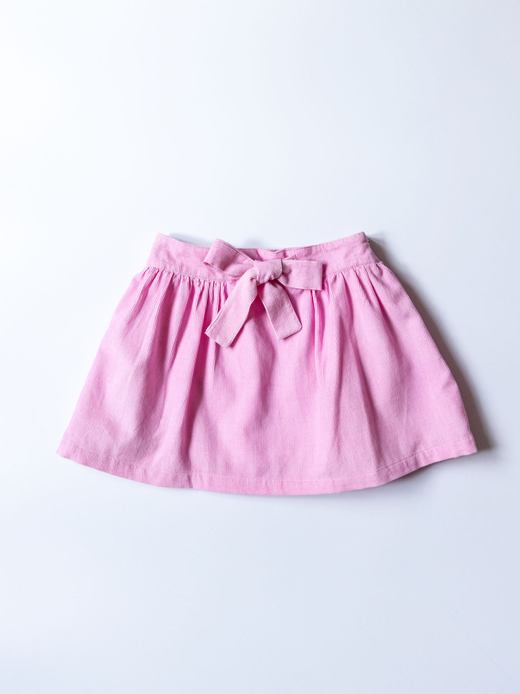 Mädchen-Cordrock pink mit Schleife
