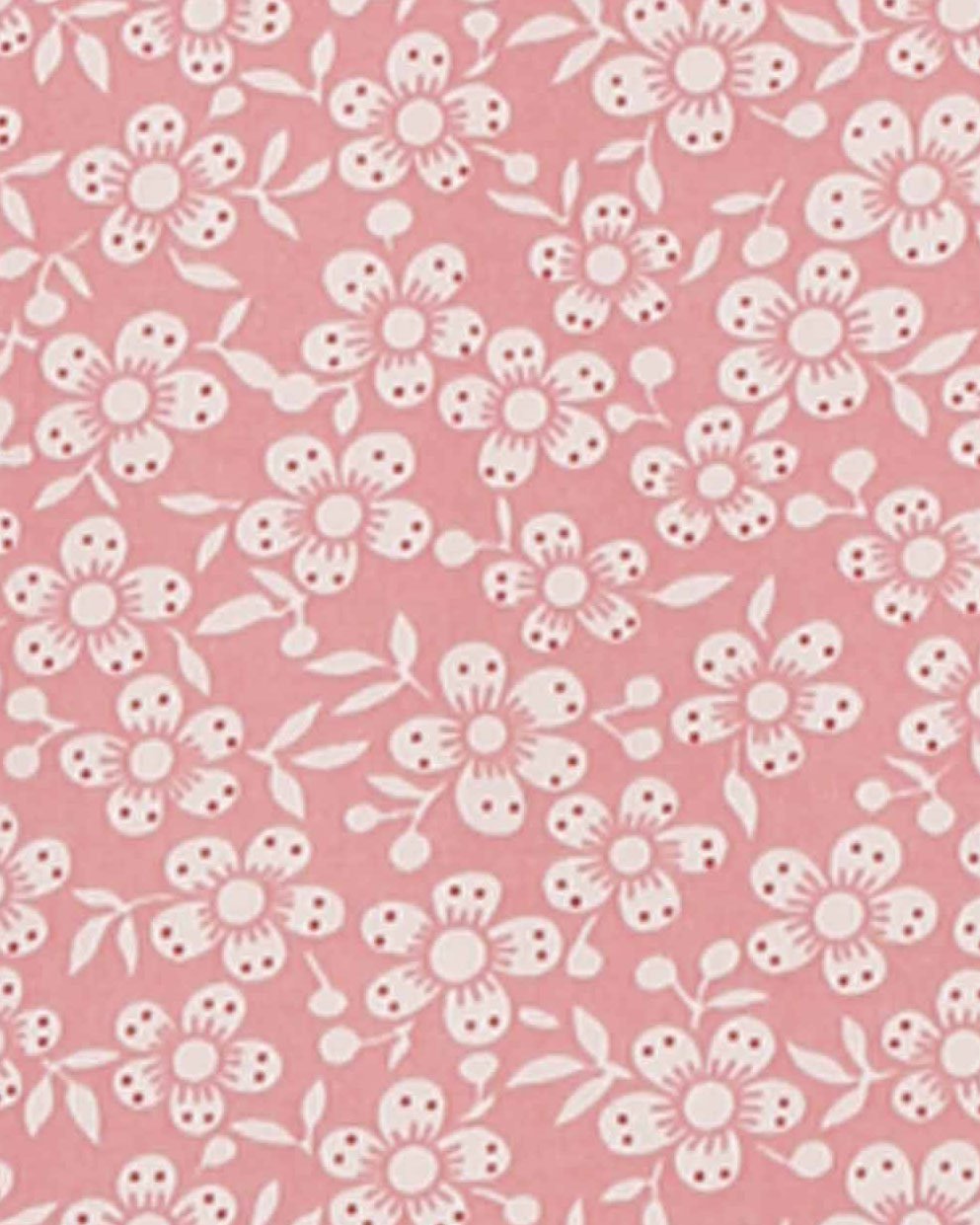 Mädchenbluse Rosa Geblümt